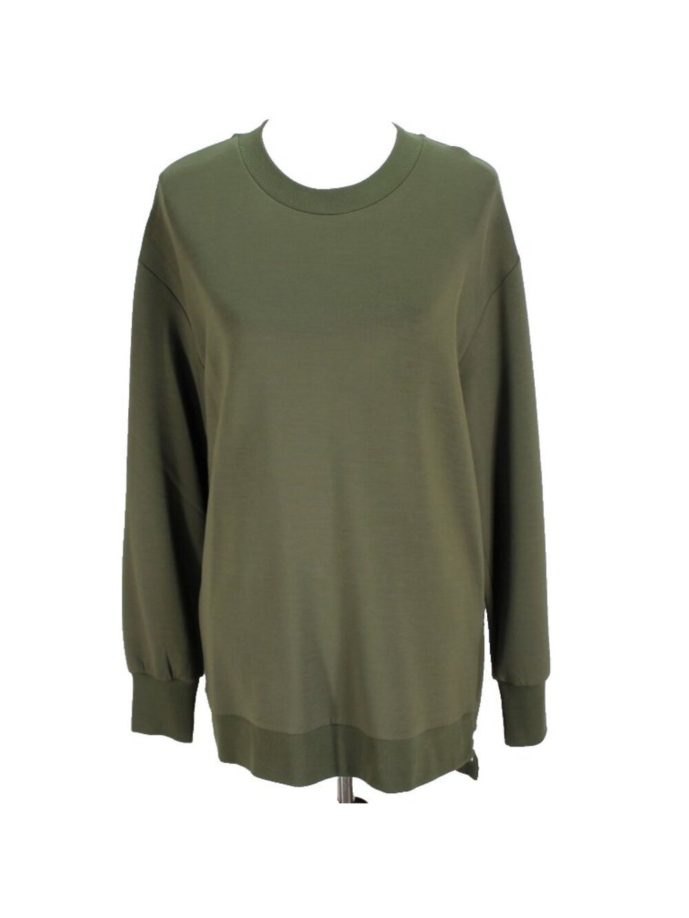 Varley Double Soft Charter Sweat 2.0 Crewneck Sweatshirt Womens Size L Green